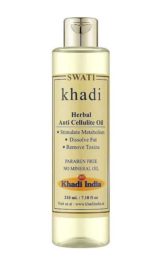 Масажна олія антицелюлітна 210 мл Khadi Swati Herbal Anticelulite Oil