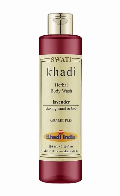 Трав'яний гель для душу Лаванда 210 мл Khadi Swati Herbal Body Wash Lavander
