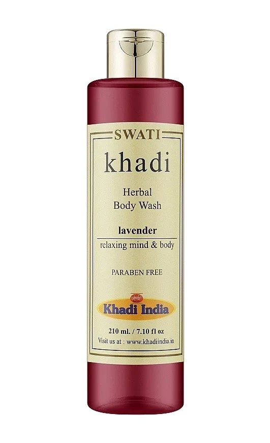 Трав'яний гель для душу Лаванда 210 мл Khadi Swati Herbal Body Wash Lavander