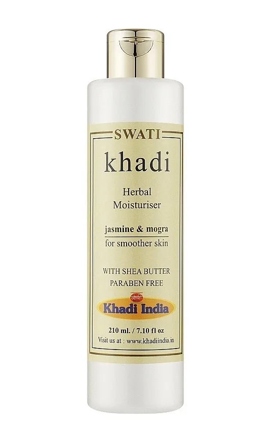 Лосьйон трав'яний зволожуючий Жасмин та могра 210 мл Khadi Swati Herbal Moisturising Lotion Jasmine & Mogra