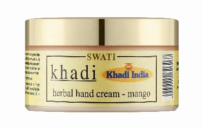 Трав'яний крем для рук Манго 50 г Khadi Swati Herbal Hand Cream-Mango