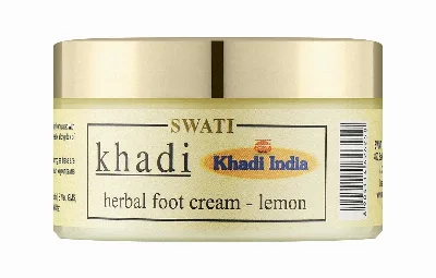 Трав'яний крем для ніг Лимон 50 г Khadi Swati Herbal Foot Cream Lemon