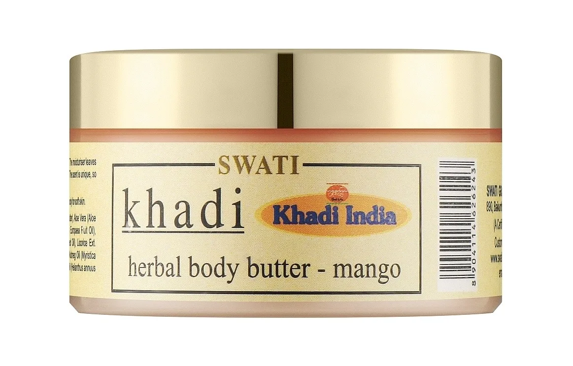 Трав'яна олія для тіла Манго 50 г Khadi Swati Herbal Body Butter Mango