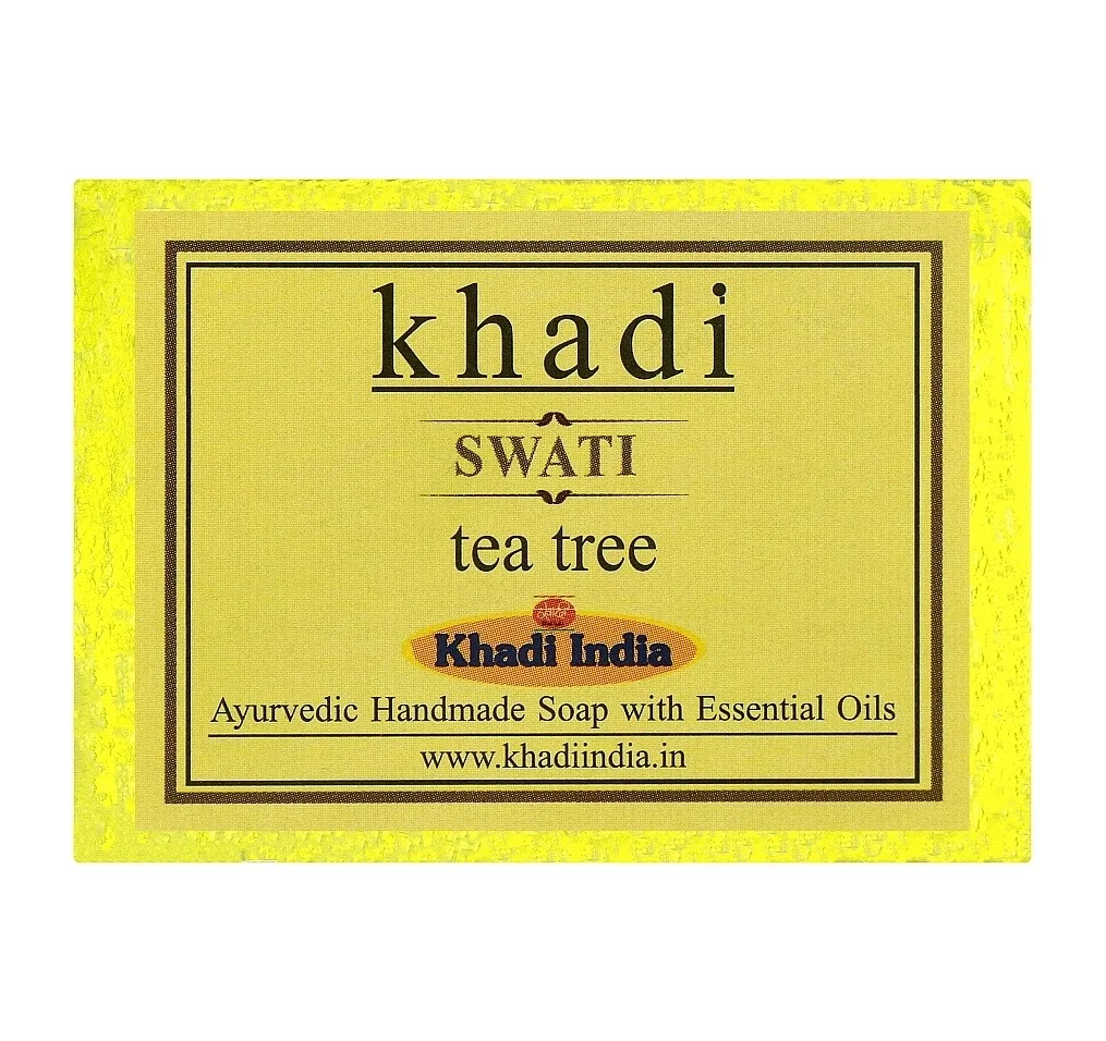 Мило ручної роботи Чайне дерево 125 г Khadi Swati Tea Tree Soap