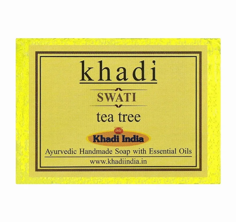 Мило ручної роботи Чайне дерево 125 г Khadi Swati Tea Tree Soap