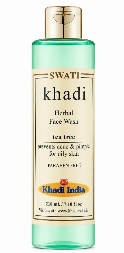 Засіб для вмивання Чайне дерево 210 мл Khadi Swati Herbal Facewash Tea Tree