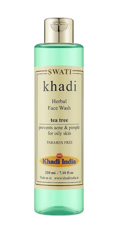Засіб для вмивання Чайне дерево 210 мл Khadi Swati Herbal Facewash Tea Tree