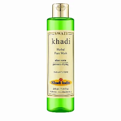 Засіб для вмивання Алое вера 210 мл Khadi Swati Herbal Facewash Alovera