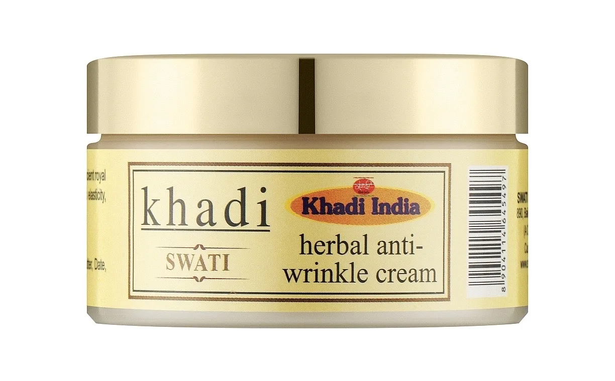 Крем проти зморшок трав'яний 50 г Khadi Swati Herbal Anti-Wrinkle Cream