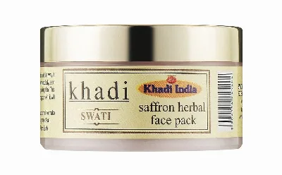 Маска для обличчя трав'яна з шафраном 50 г Khadi Swati Saffron Herbal Face Pack