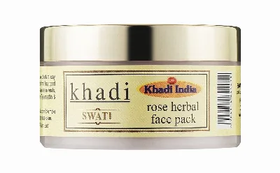 Маска для обличчя трав'яна з трояндою 50 г Khadi Swati Rose Herbal Face Pack