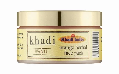 Маска для обличчя трав'яна з апельсином 50 г Khadi Swati Orange Herbal Face Pack