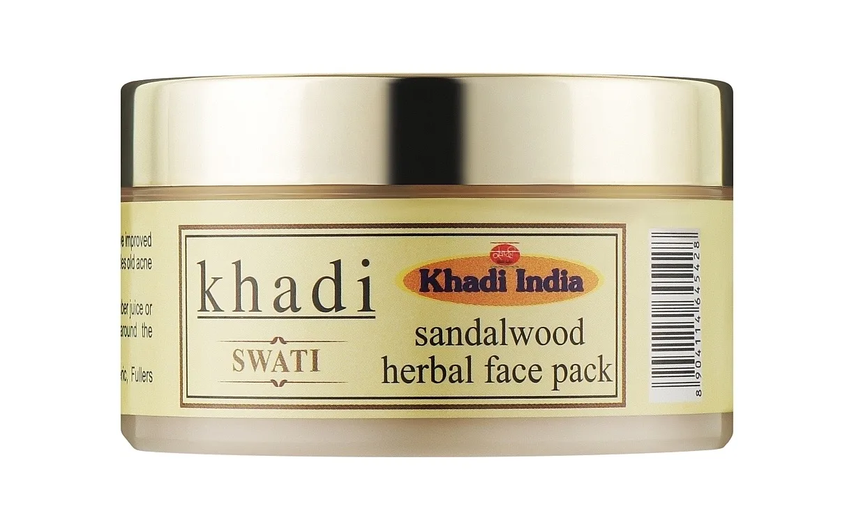 Маска для обличчя трав'яна з Сандалом 50 г Khadi Swati Sandalwood Herbal Face Pack