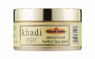 Маска для обличчя трав'яна з Сандалом 50 г Khadi Swati Sandalwood Herbal Face Pack