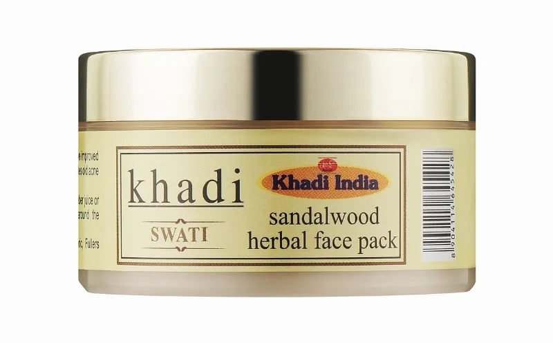 Маска для обличчя трав'яна з Сандалом 50 г Khadi Swati Sandalwood Herbal Face Pack