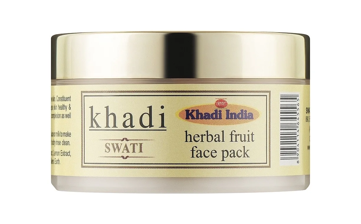 Маска для обличчя трав'яна з фруктами 50 г Khadi Swati Herbal Fruit Face Pack