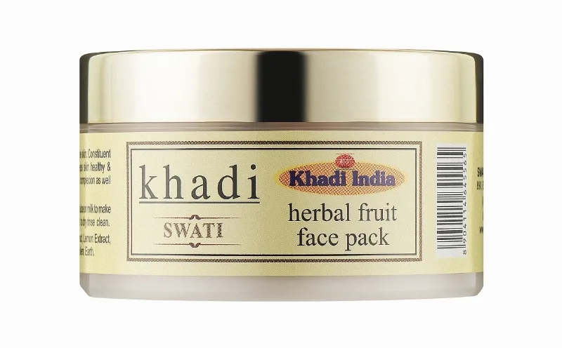 Маска для обличчя трав'яна з фруктами 50 г Khadi Swati Herbal Fruit Face Pack