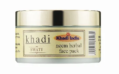 Маска для обличчя трав'яна з німом 50 г Khadi Swati Neem Herbal Face Pack