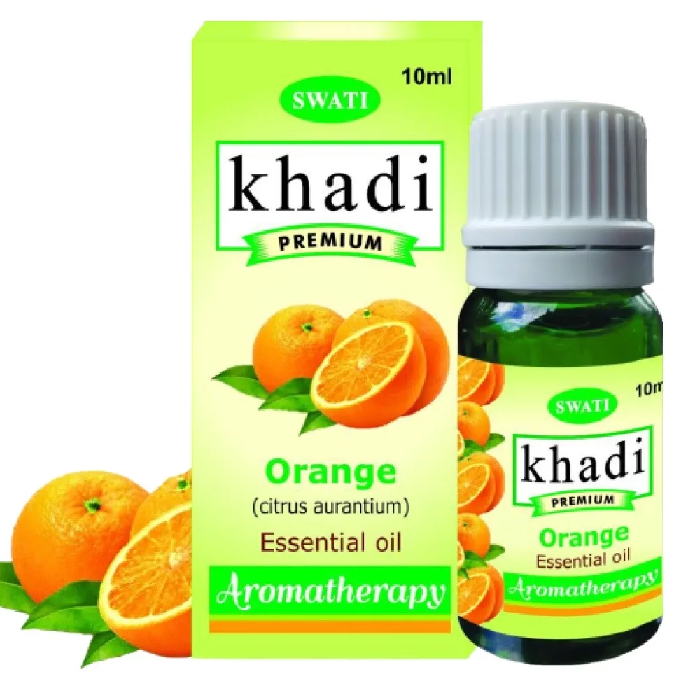 Ефірна олія Апельсин 10 мл Khadi Swati Premium Essential Oil Orange