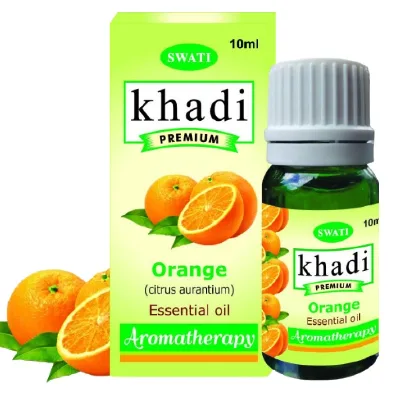 Ефірна олія Апельсин 10 мл Khadi Swati Premium Essential Oil Orange