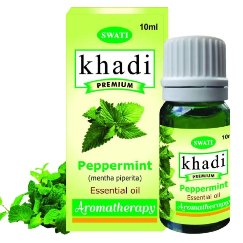 Эфирное масло Перечной мяты 10 мл Khadi Swati Premium Essential Oil Peppermint