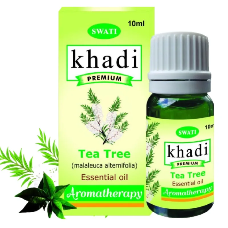 Ефірна олія Чайного дерева 10 мл Khadi Swati Premium Essential Oil Tea Tree