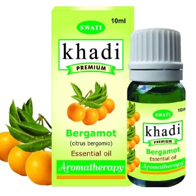 Ефірна олія Бергамот 10 мл Khadi Swati Premium Essential Oil Bergamot