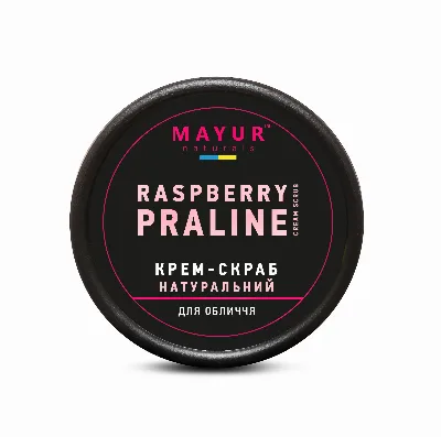 Крем-скраб для лица Малиновое пралине 50 мл Mayur Raspberry Praline Cream Scrub