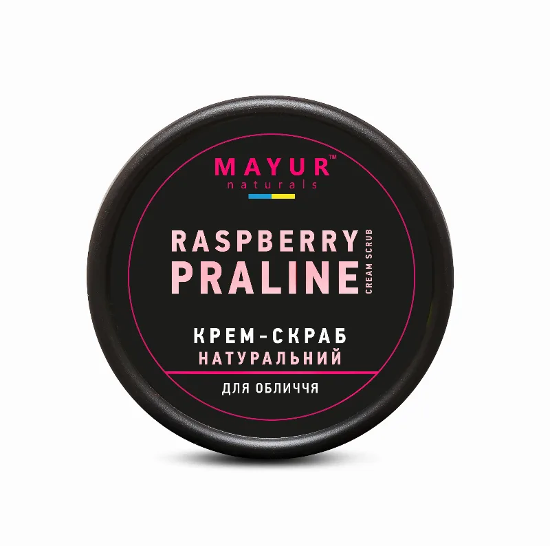 Крем-скраб для лица Малиновое пралине 50 мл Mayur Raspberry Praline Cream Scrub