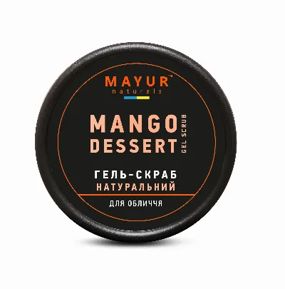 Гель-скраб для лица Манговый десерт 50 мл Mayur Mango Dessert Gel Scrub
