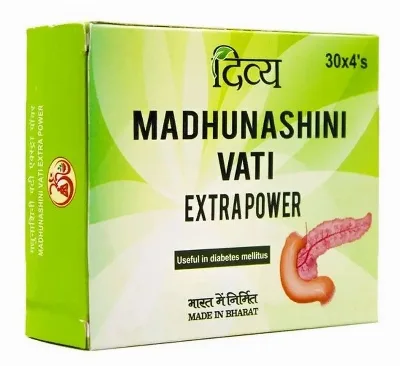 Мадхунашині Ваті 120 табл Patanjali Divya Madhunashini Vati