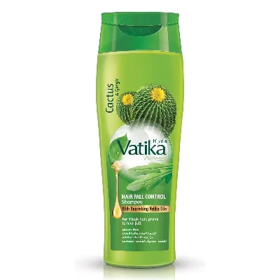 Шампунь проти випадіння волосся з диким кактусом 400 мл Dabur Vatika Hair Fall Control Shampoo 400ml