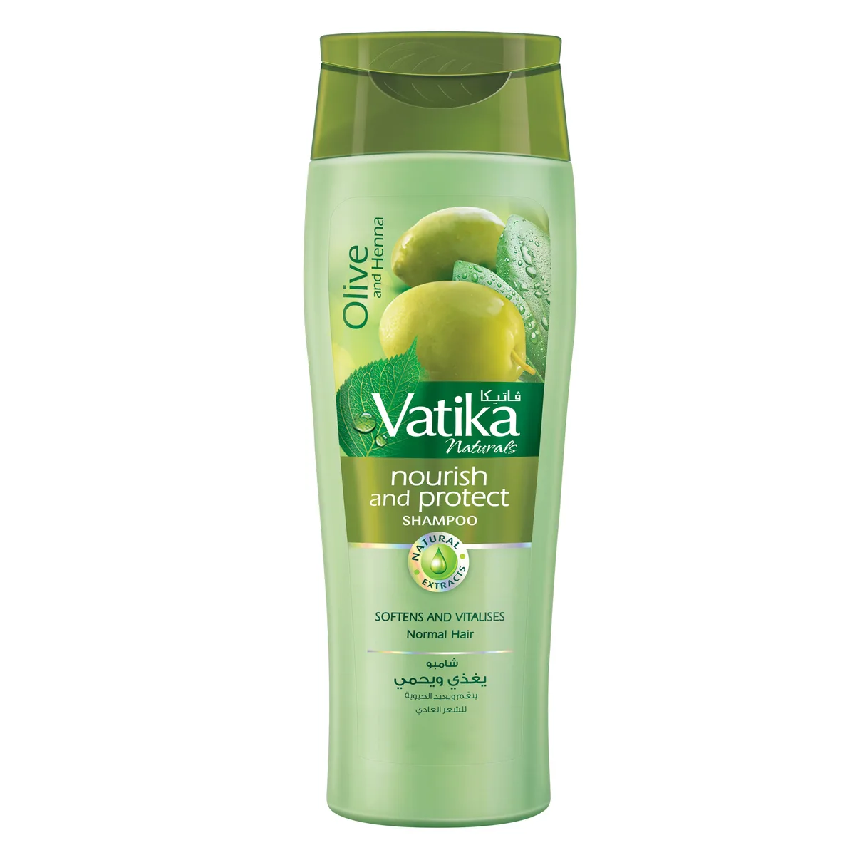 Шампунь живильний 400 мл Dabur Vatika Nourish and Protect Shampoo 400ml