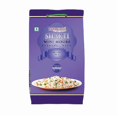 Рис Шакті Міні Могра XXL 5 кг Patanjali Shakti Rice XXL Mini Mogra