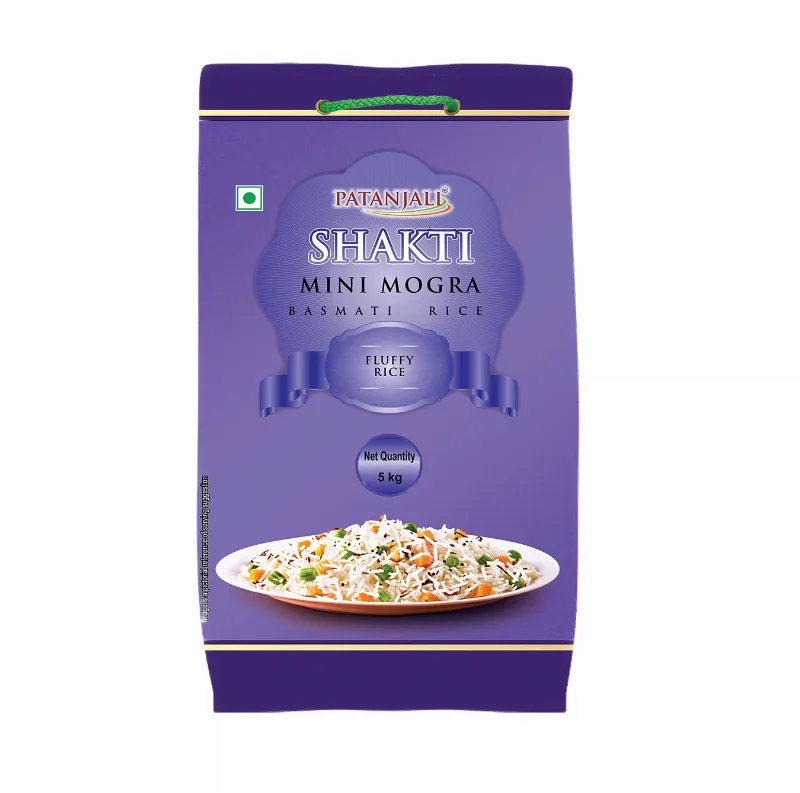 Рис Шакті Міні Могра XXL 5 кг Patanjali Shakti Rice XXL Mini Mogra