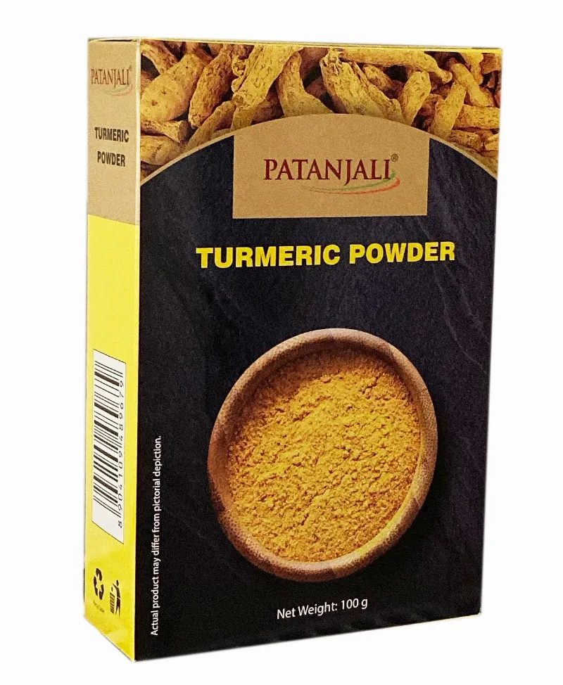 Куркума мелена 100 г Patanjali Turmeric Powder 100g