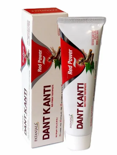 Зубна паста Дант Канті Ред Павер 150 г Patanjali Dant Kanti Red Power Toothpaste