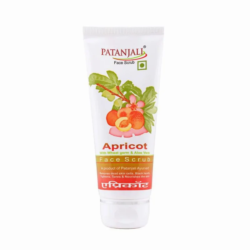 Скраб для лица абрикосовый 60 мл Patanjali Apricot Face Scrub