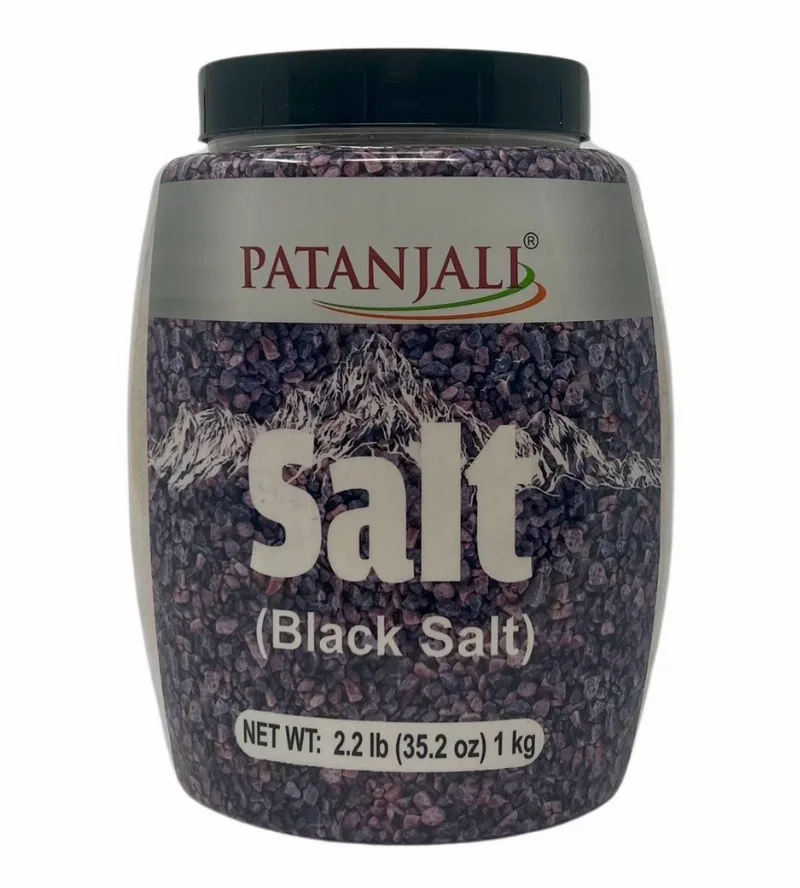 Чорна камʼяна сіль 1 кг Patajali Black Salt