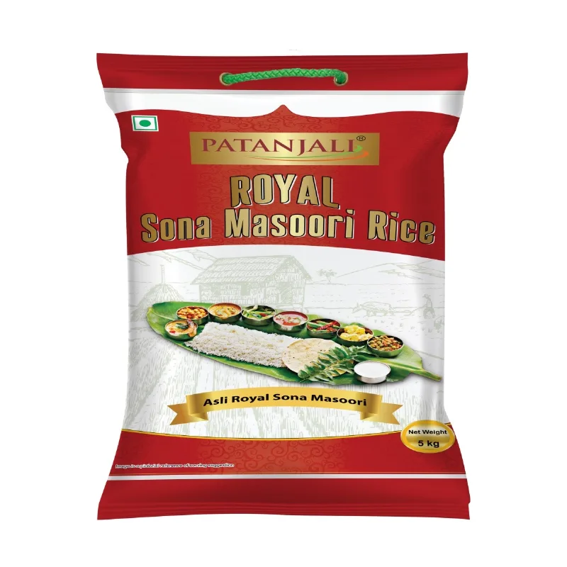 Рис Роял Сона Масурі 5 кг Patanjali Royal Sona Masoori Rice 5kg