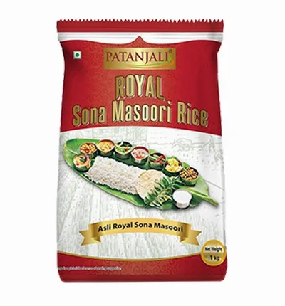 Рис Роял Сона Масури 1 кг Patanjali Royal Sona Masoori Rice