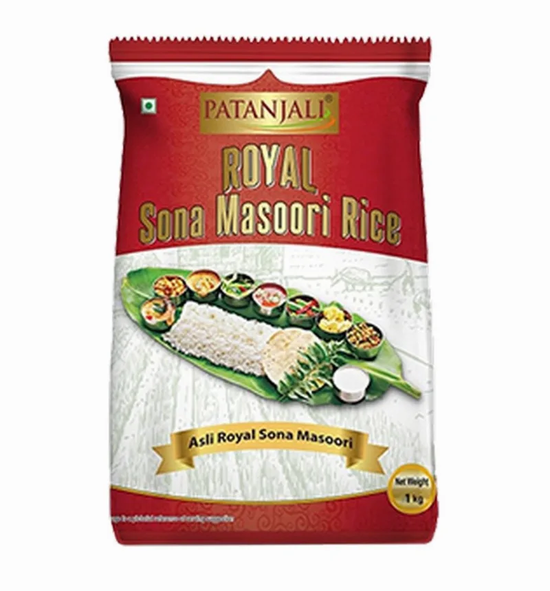Рис Роял Сона Масурі 1 кг Patanjali Royal Sona Masoori Rice
