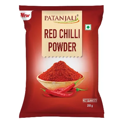 Перець червоний мелений Чилі 200 г Patanjali Red Chilli Powder