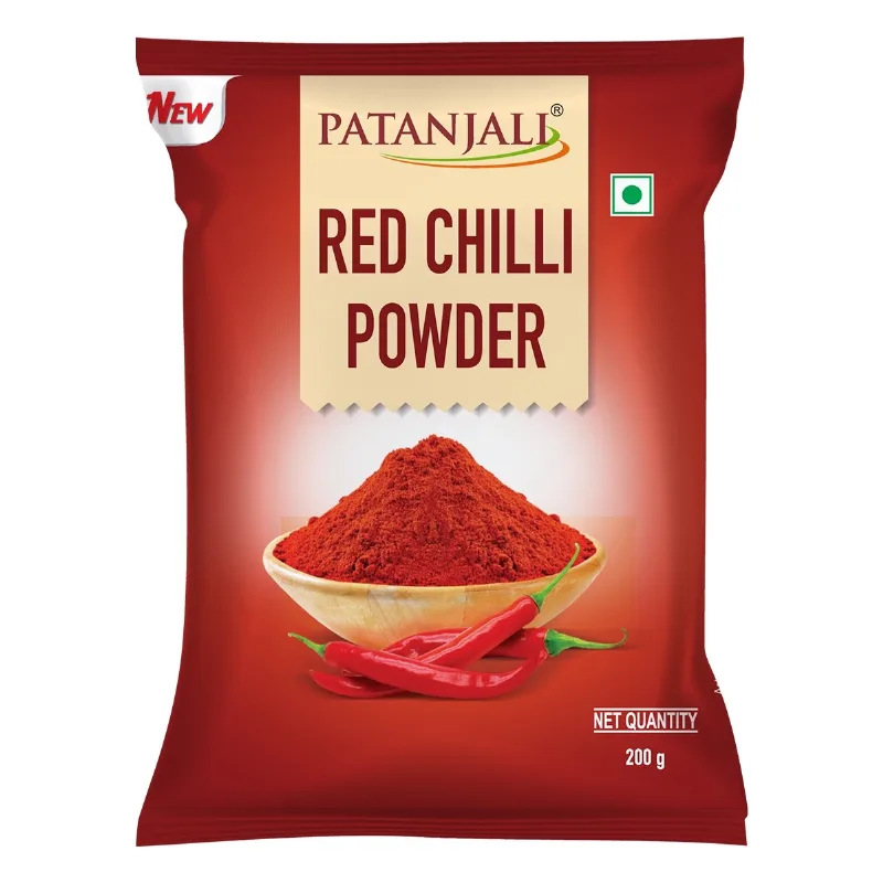 Перець червоний мелений Чилі 200 г Patanjali Red Chilli Powder