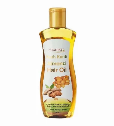Олія для волосся Мигдальна Кеш Канті 200 мл Patanjali Kesh Kanti Almond Hair Oil 200 ml