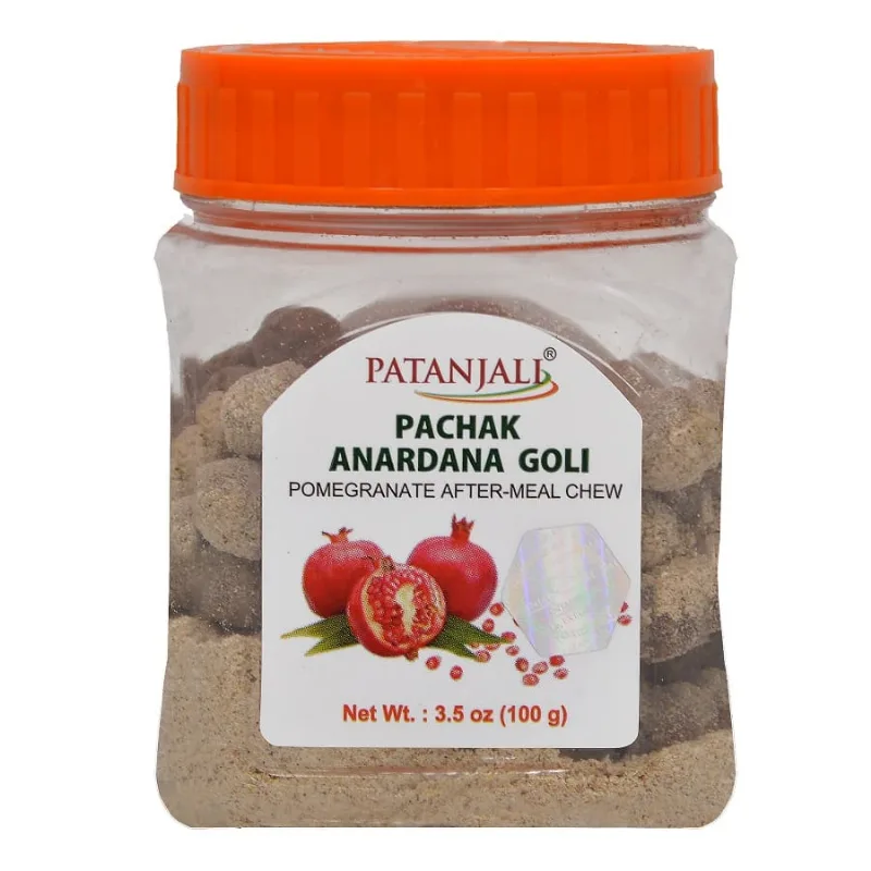 Пачак Анардана Голі 100 г Patanjali Pachak Anardana Goli