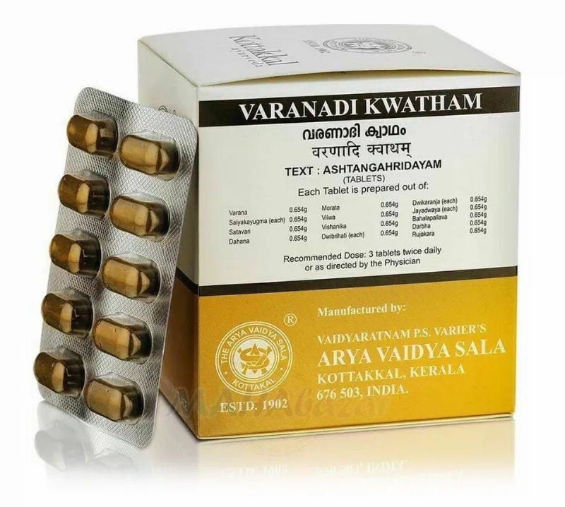 Варунади кватх 100 табл Kottakal Varanadi Kwatham Tablets