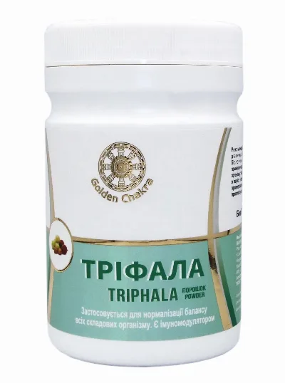 Трифала порошок 120 г Golden Chakra Triphala Powder