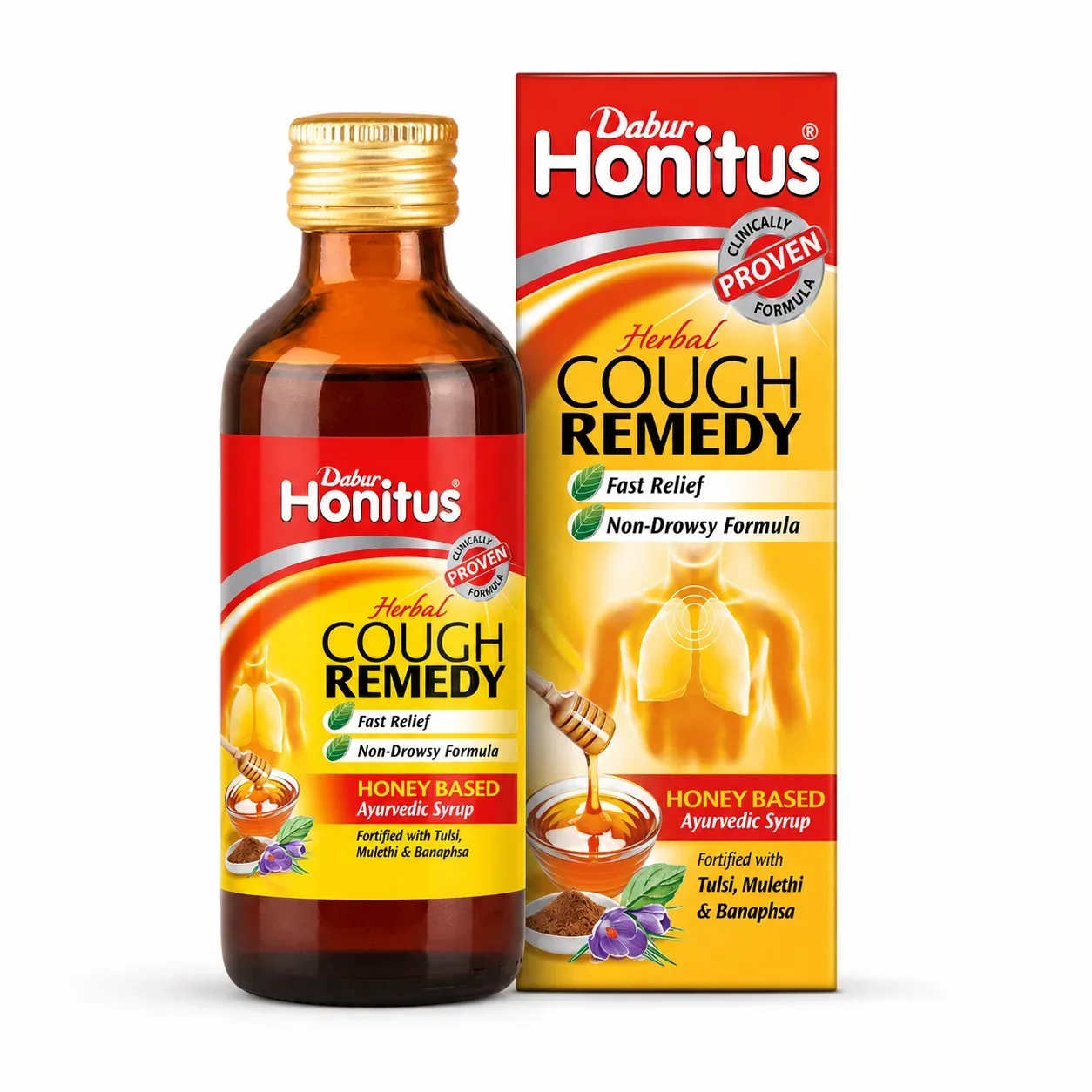 Хонитус сироп от кашля 100 мл Dabur Honitus Herbal Cough Remedy