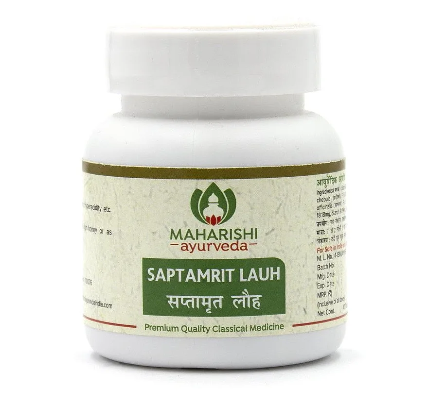 Саптамрит Лаух 40 табл Maharishi Ayurveda Saptamrit Lauh